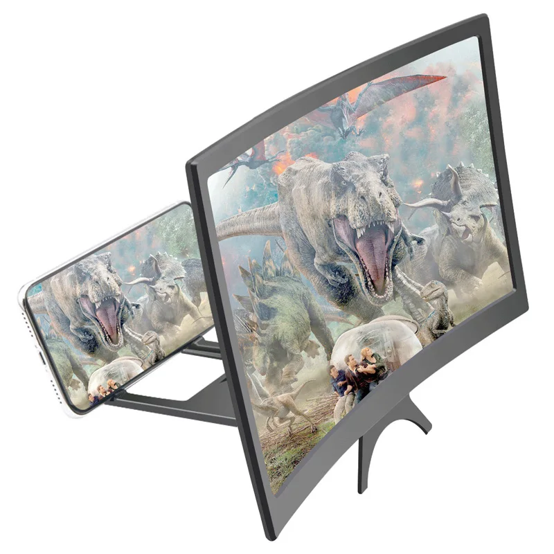 

Mobile phone bracket 3D mobile phone screen video magnifying glass curved expansion smartphone movie enlargement projector