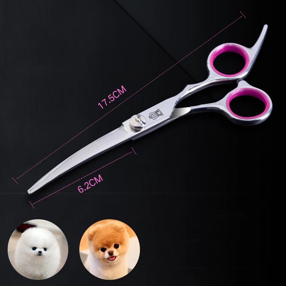 Ножницы для груминга собак из нержавеющей стали изогнутые ножницы с острыми