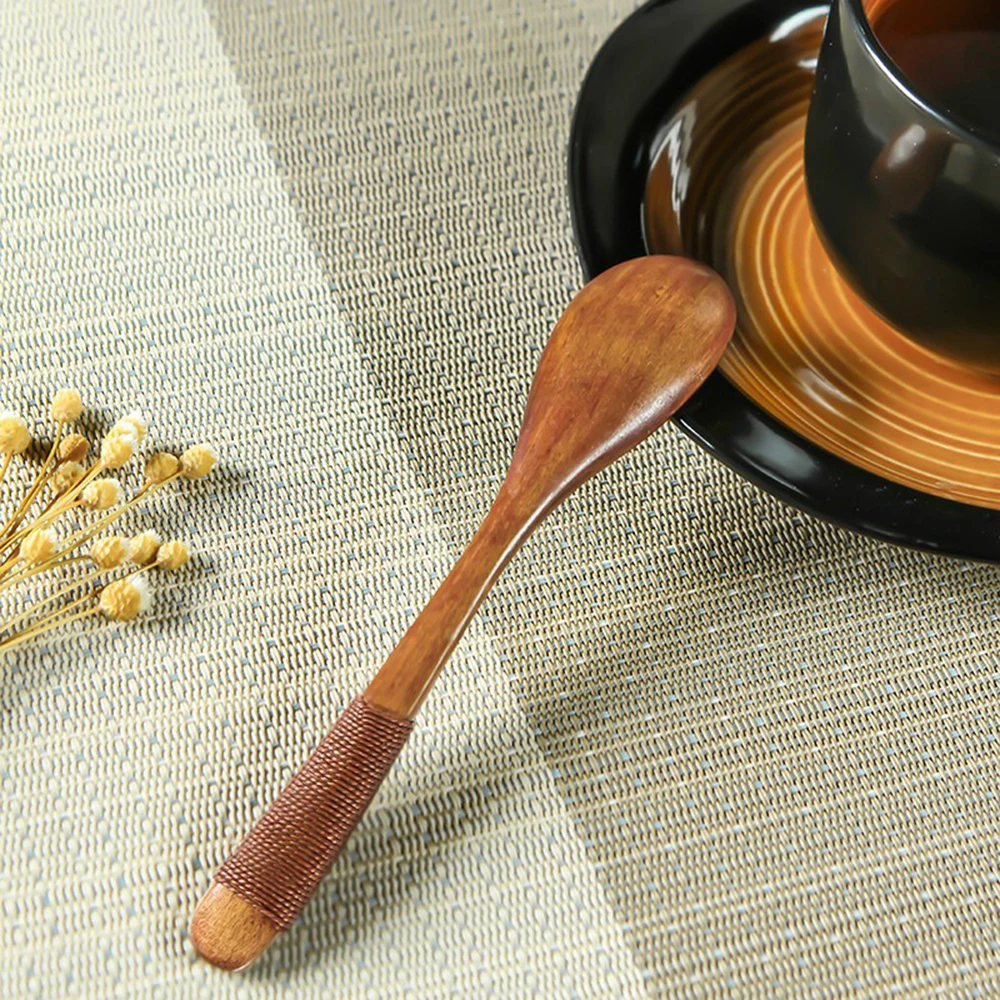 1 шт деревянной ложкой практичный посуда бытовая ложка со шпилькой креативный