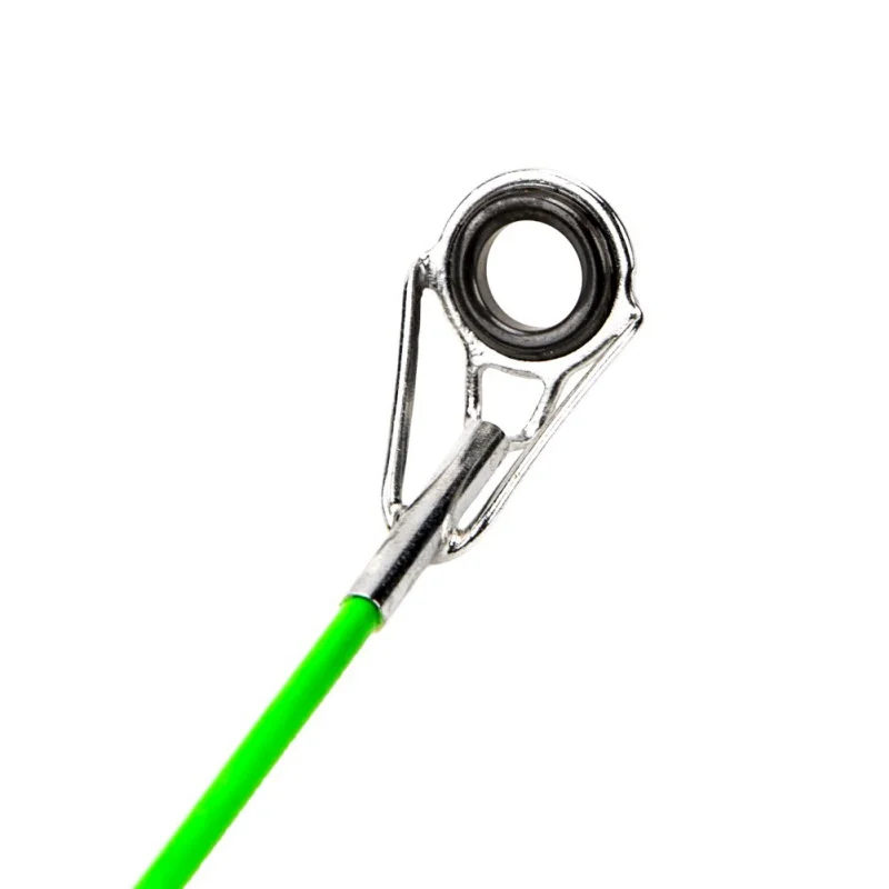 

2 PCS/Set of Red Ice Fishing Rod 4 Guide Eyes Ice Fishing Rods Professional Reel Pen Pole Bait Spinning Casting Hard Rod 50CM