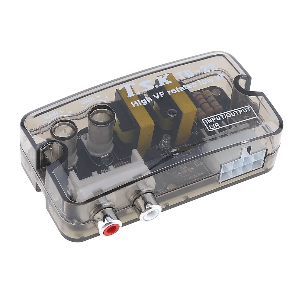 Автомобильный сабвуфер RCA высокочастотный в низкочастотный преобразователь с