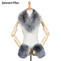 new arrival real fox fur raccoon fur collar cuffs women winter fashion magnetic scarf s7245