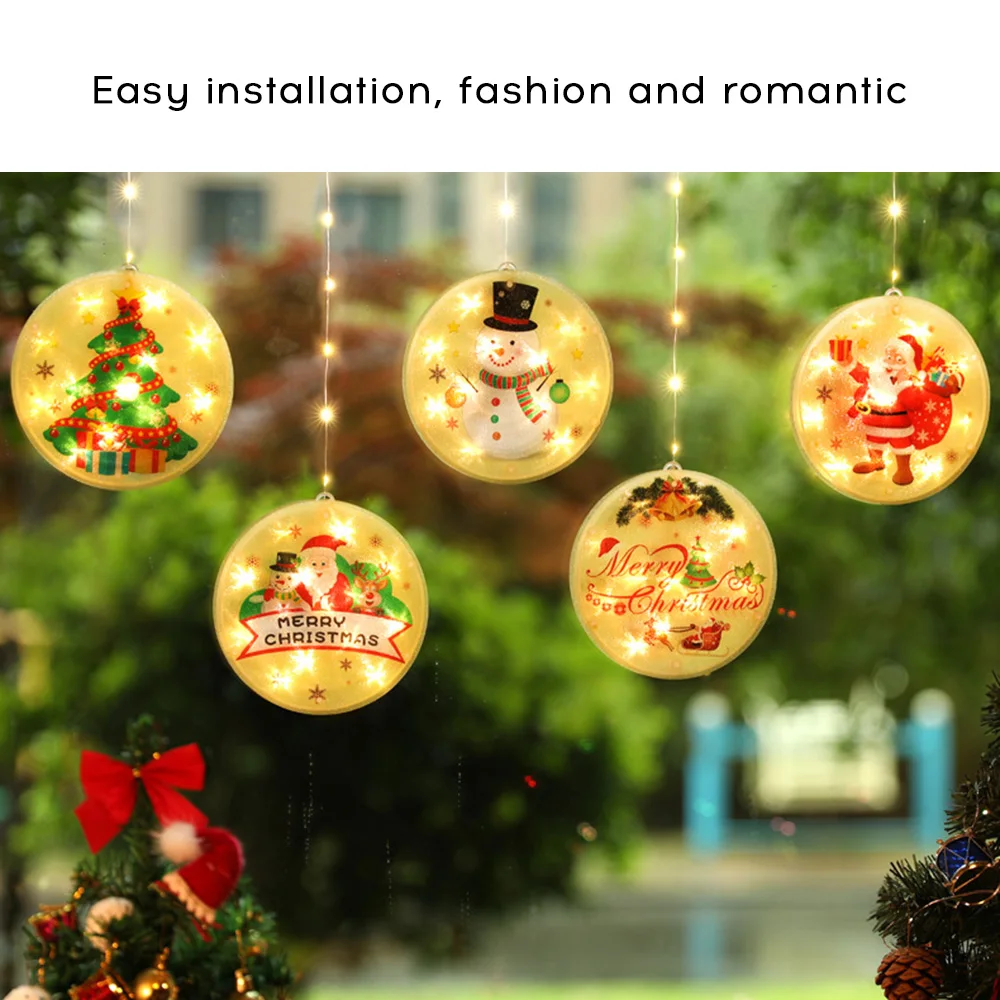 

LED Ice Bar Lamp Christmas Decoration Colored Light Room Decoration String Lamp Colorful Star Lamp String Christmas Curtain Lamp