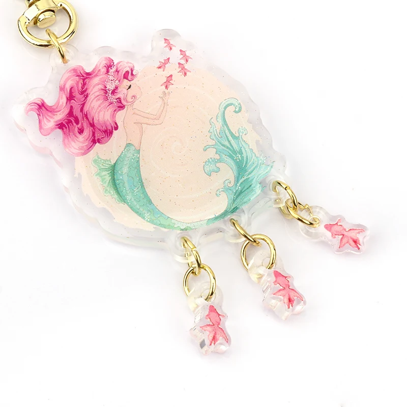 Vograce вешалка подвески сделанные на заказ прозрачная эпоксидная с блестками