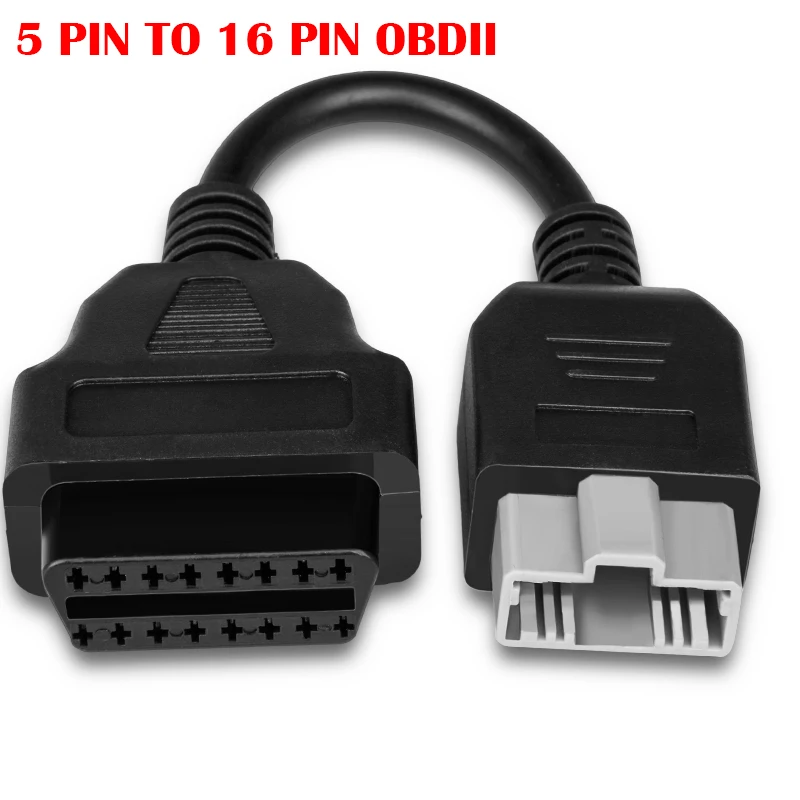 Кабель OBD2 Диагностический с 5 штырьками на 16 штырьков 20 см | Автомобили и