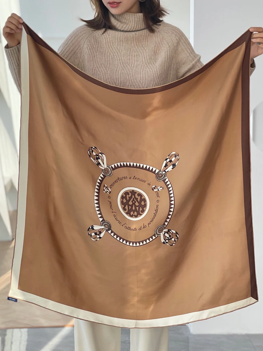 

100% шарф из шелка тутового шелкопряда 90*90 см квадратный дизайнерский Шелковый саржевый шарф ручной работы дизайнерские шелковые искусствен...