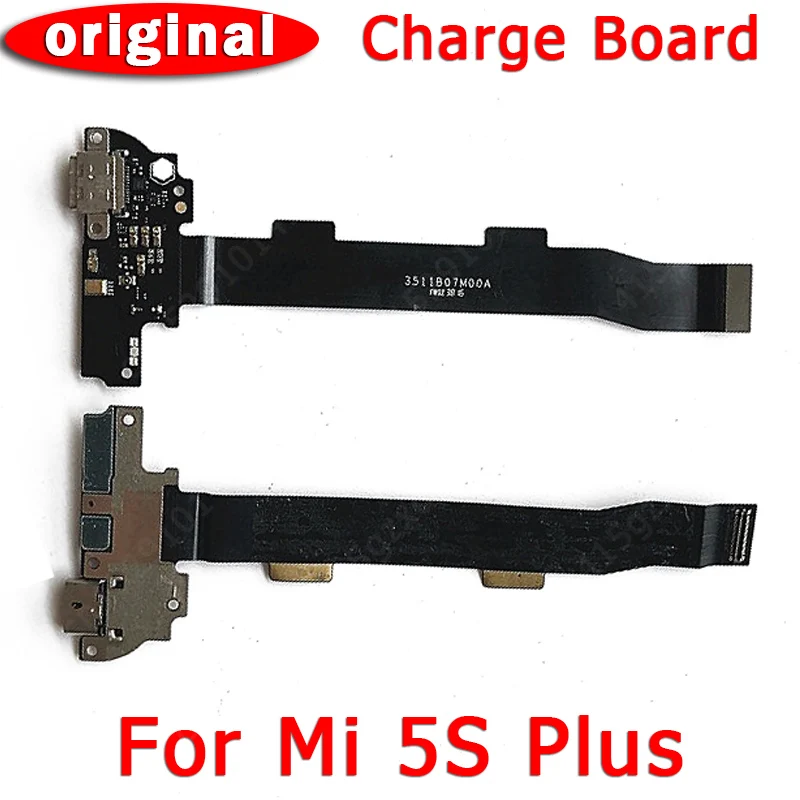 Оригинальная usb-зарядная плата для xiaomi mi 5s plus печатная док-разъем гибкий кабель