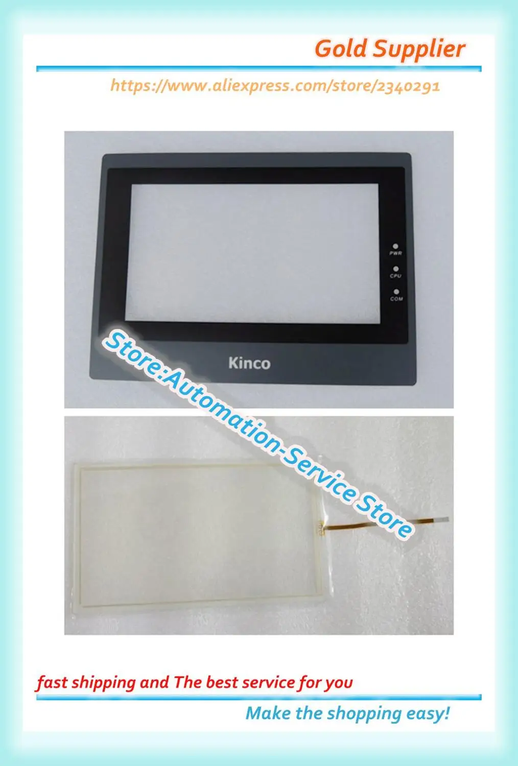

KINCO New Original HMI MT4434T 7 Inch Touch Screen 800 * 400 DC24V COM USB HOST In Boxed