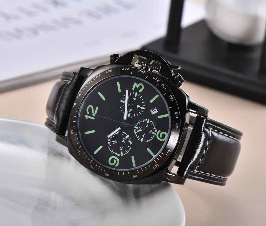 Часы мужские кварцевые с большим циферблатом люксовые брендовые