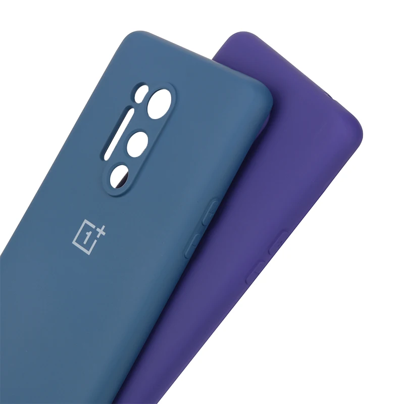 Оригинальный чехол Oneplus 8 8pro из жидкого силикона защитный с мягкой отделкой для One