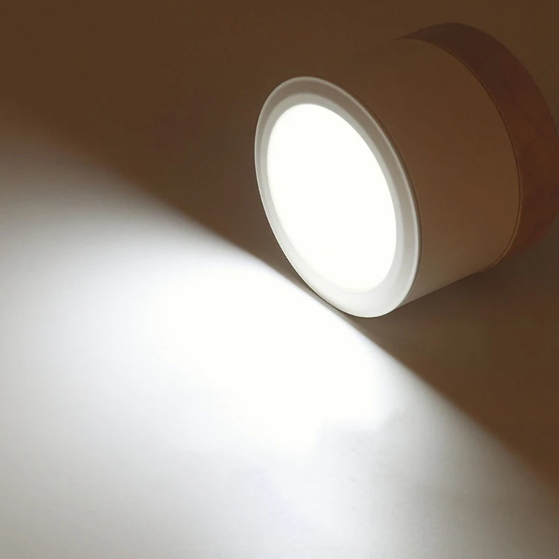 

Led Ceiling Spotlight 5W Wooden White Light Downlight Life Light Nordic Kitchen Hallway Bathroom Lamp White (Concentrated)