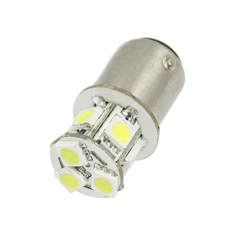 

Car 2057 2357 2396 BAY15D 5050 SMD 8 LED White Brake Stop Tail Light Bulb 12V
