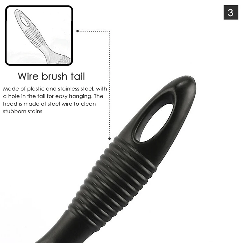 1 шт. барбекю гриль щетка для проволока из нержавеющей стали Чистящая Щетка и