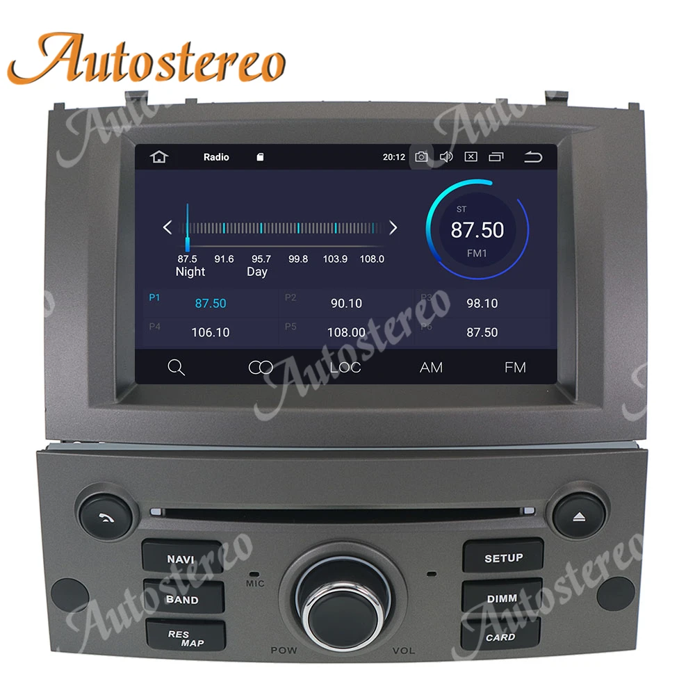 Android 10 0 4G автомобильный радиоприемник GPS-навигация для Peugeot 407 2004-2010 DVD