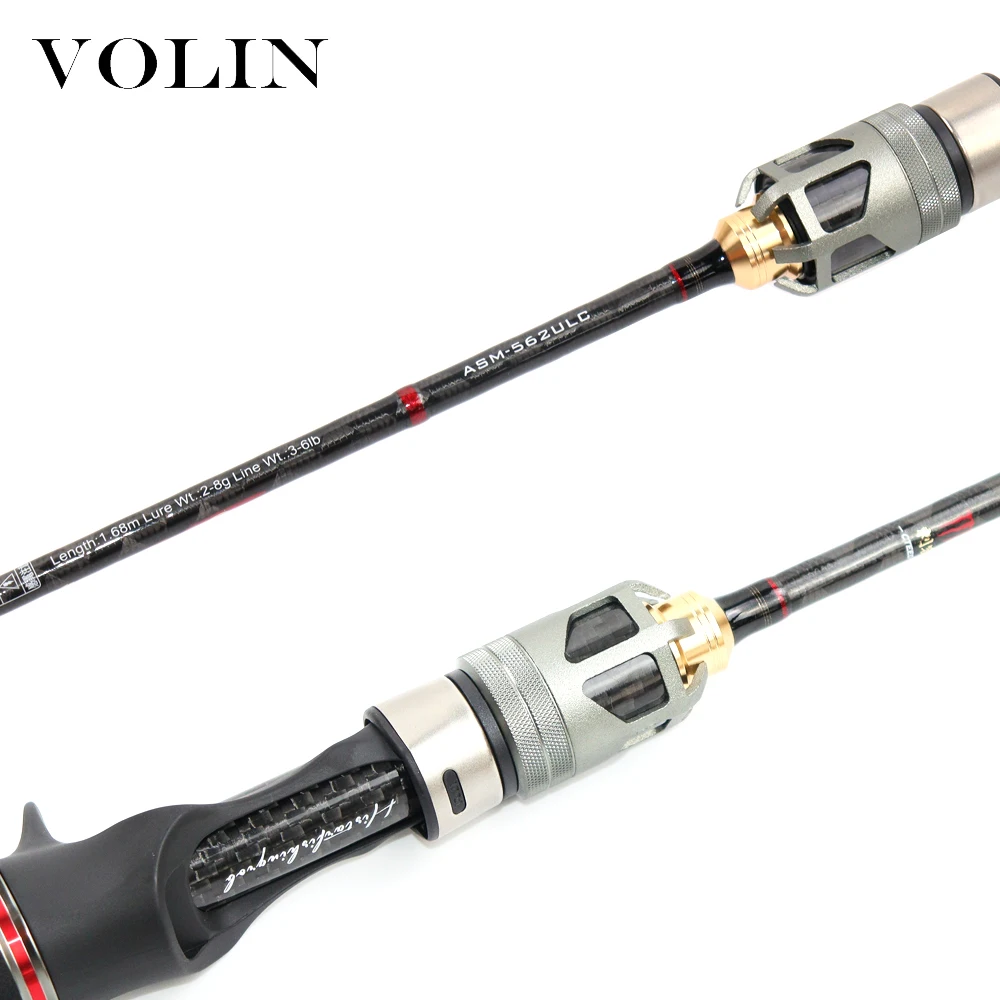 Новая суперлегкая рыболовная удочка VOLIN FUJI L/UL мощное спиннинговое удилище из