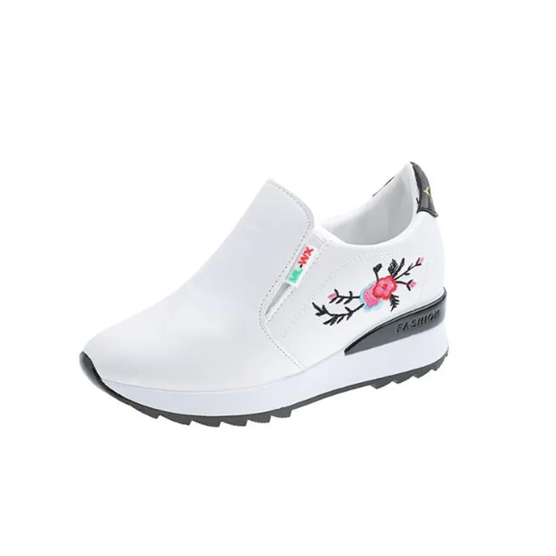 

New women's single shoes fashion thick-soled non-slip inner heightening lightweight comfortable casual shoes women