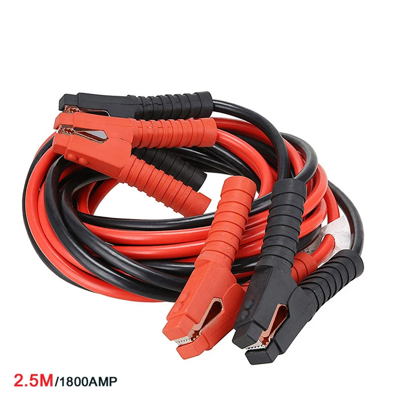 Jumper Battery Cables 2M 500AMP 1800AMP Booster Cable Emergency for Car Van Terminals Jump Starter Leads Car batteries clips