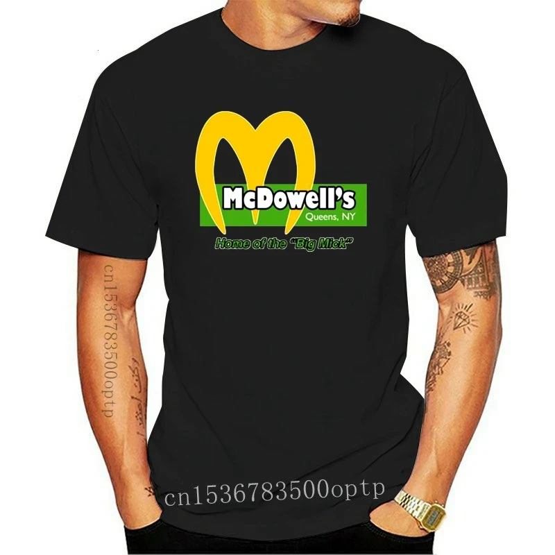 

New Coming To America Mcdowell T Shirt Fashion 2021 Top Tee Mens Top Tee Men Print Cotton O Neck T-Shirt Men Clothing