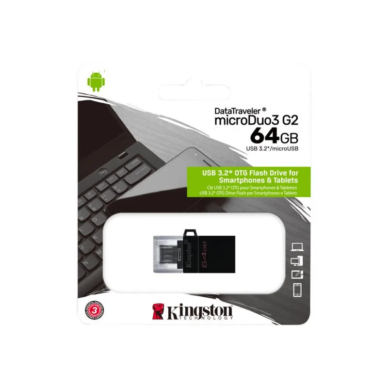 Интерфейс флэш-накопителя USB: Micro USB + 3 0 Емкость: 64 Гб Скорость чтения: 80 Мб записи: |