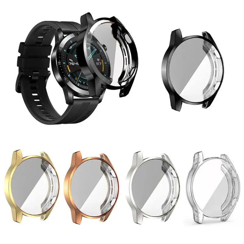 Новый защитный чехол из ТПУ с полным покрытием рамка для Huawei Watch GT2 46 мм аксессуары