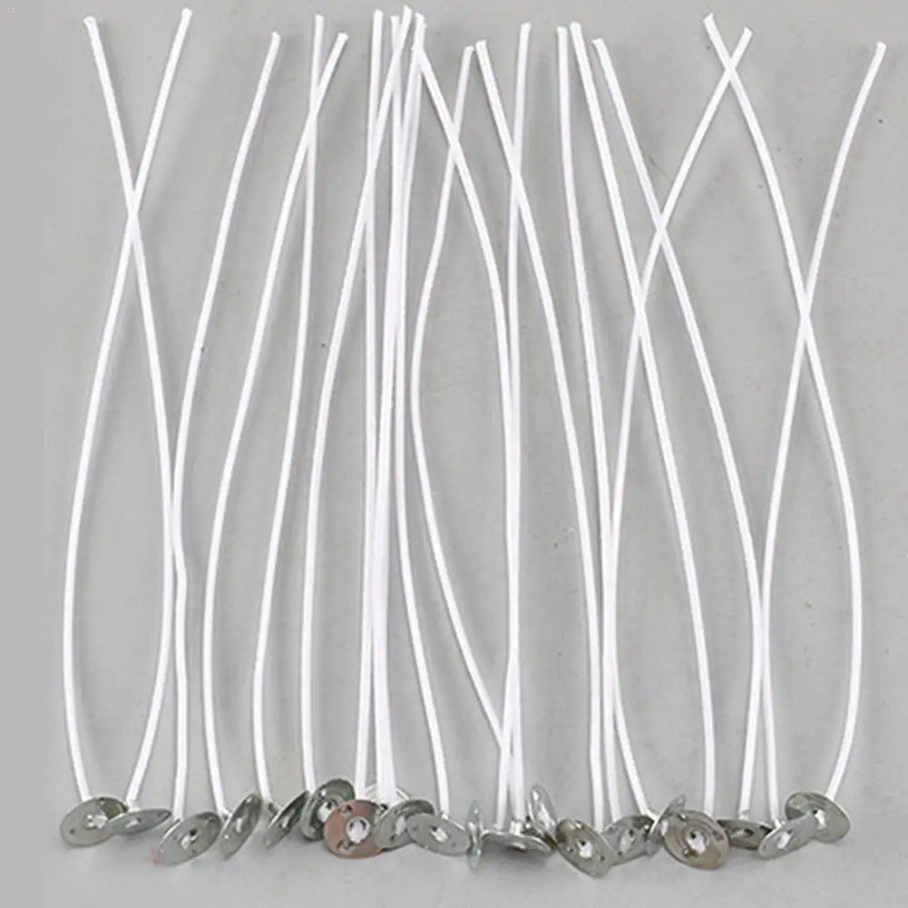 50 шт./компл. лампы в форме свечи Фитили с фитиль центрирующее приспособление для