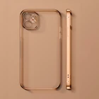 Для iPhone 11 13 12 Pro Max чехол с мини-покрытием в квадратной рамке Apple X XR XS 7 8 Plus SE 2020 Защитный противоударный чехол для объектива телефона