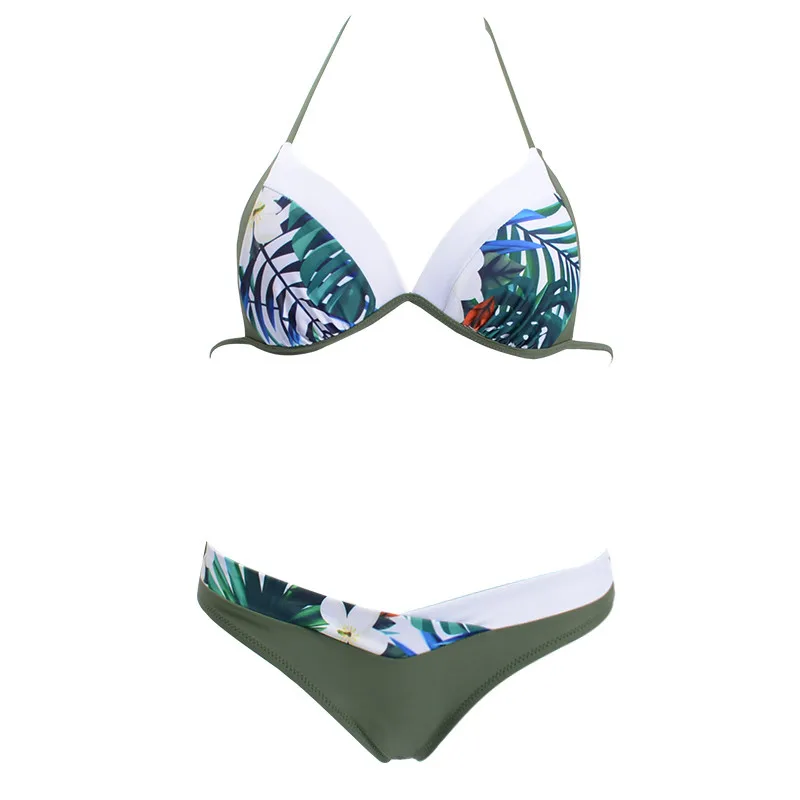 Винтажный сексуальный женский бюстгальтер с глубоким вырезом комплект бикини