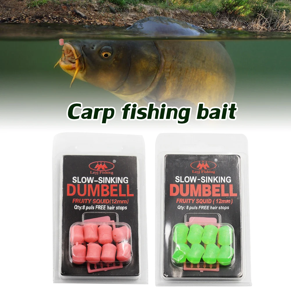 

8PCS Fake Soft Baits Simulation Corn Carp Bait Fishing Tackle Pink/Green Fishing Lures with Nice Scent Fishing Accessories