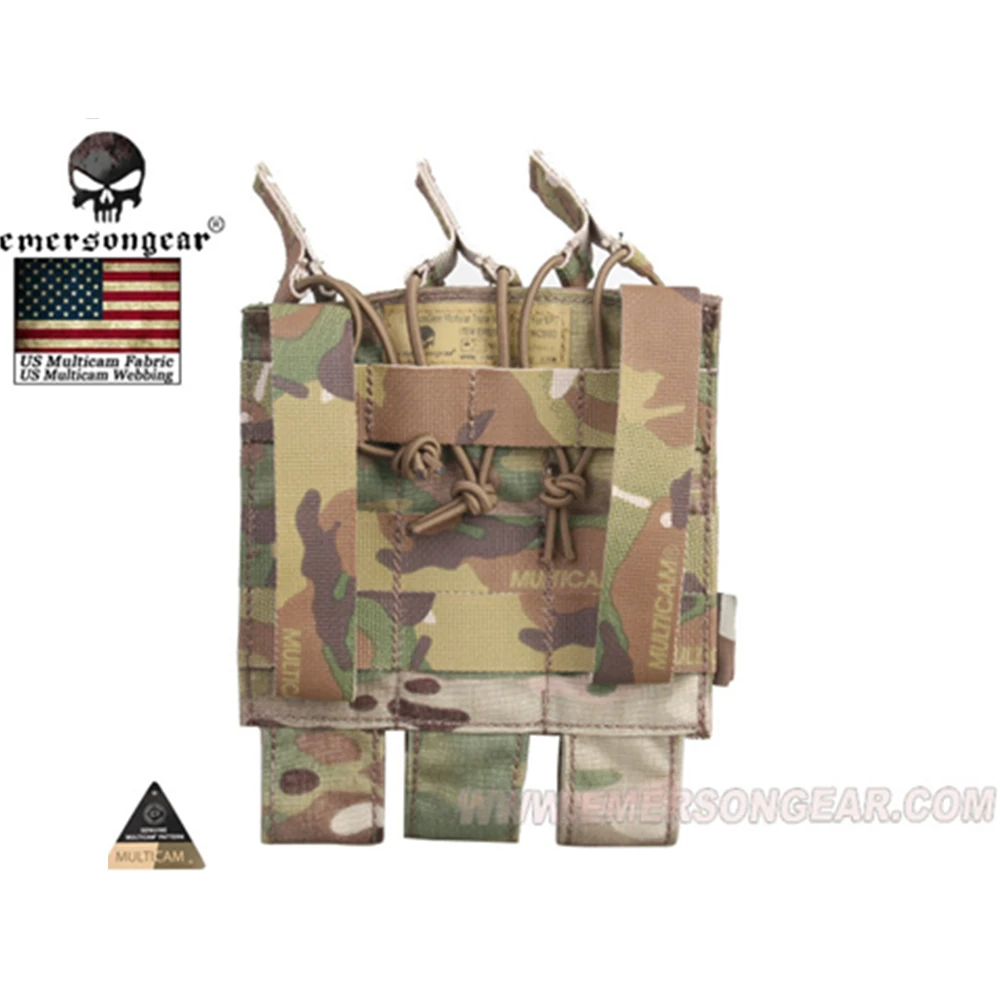 Emersongear Emerson модульный тройной MP7 маг Чехол Тактический Подсумок подсумок Wargame CS аксессуар Molle Mag Pouch