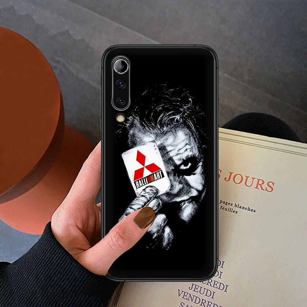 

Mitsubishi Car Logo Phone Case For Xiaomi Mi Note 10 A3 9 MAX 3 A2 8 9 Lite Pro Ultra Black Waterproof Silicone Shell Painting