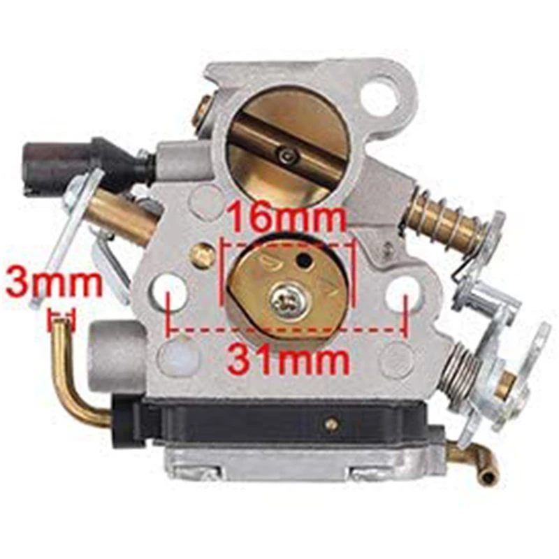 Карбюратор с воздушным фильтром и топливной трубы для бензопилы Husqvarna 235 235E 236 236E