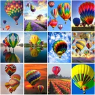 5d алмазная живопись сделай сам, полная выкладка, воздушный шар, пейзаж, мозаика, вышивка крестиком, настенная наклейка, домашний декор, подарок