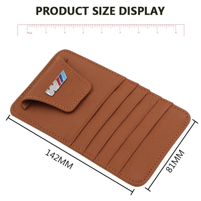 1 шт. Автомобильный держатель для визитных карточек солнцезащитный зажим