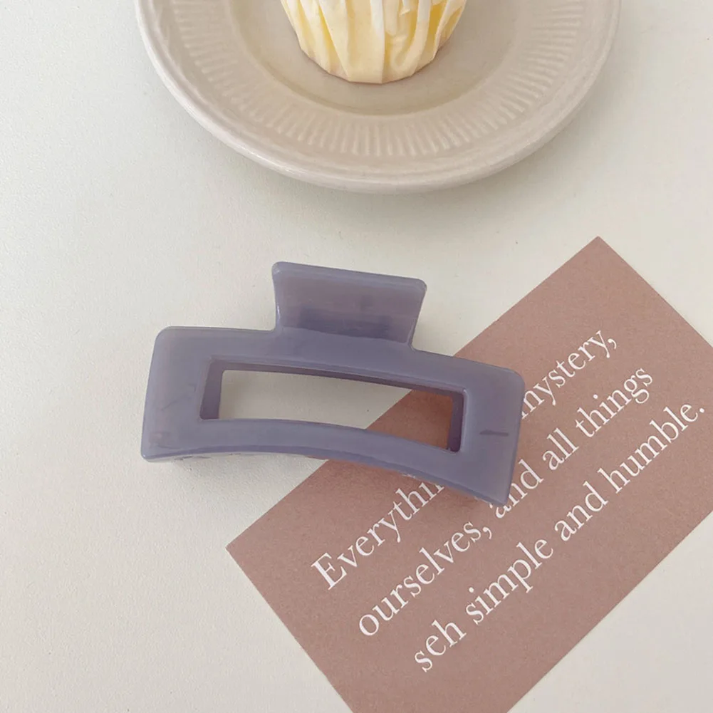 

Korean Style Fashion Women Girls Acrylic Hair Claws Hair Clips Headwear Transparent Big Size Women Hair Accessories Ornament