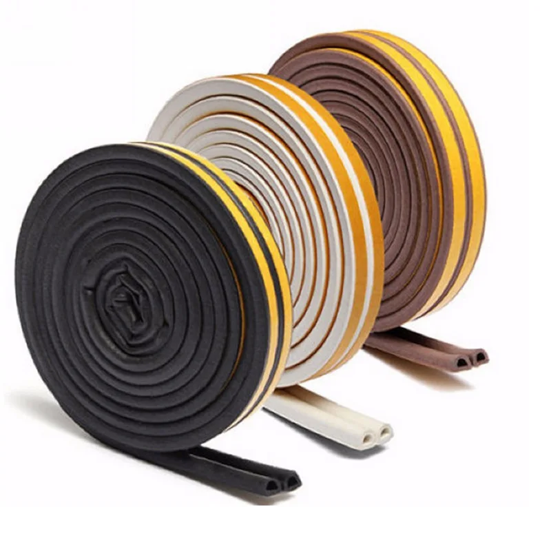Самоклеящиеся уплотнительные ленты длиной 5 м уплотнительная лента d типа из