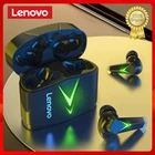 Игровые наушники Lenovo LP6 TWS, Спортивные Беспроводные наушники Bluetooth 5,0, игровая Спортивная гарнитура с низкой задержкой и микрофоном, 3D стерео бас