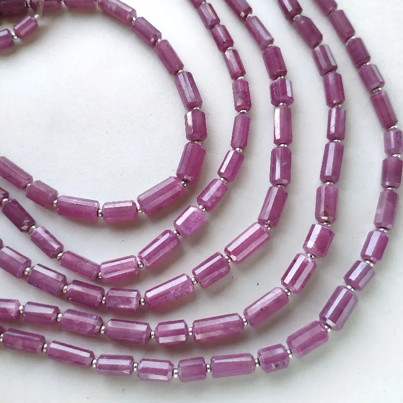 Бусины россыпью с красным Рубином 4-5 5 мм граненые оптовая продажа для ювелирных