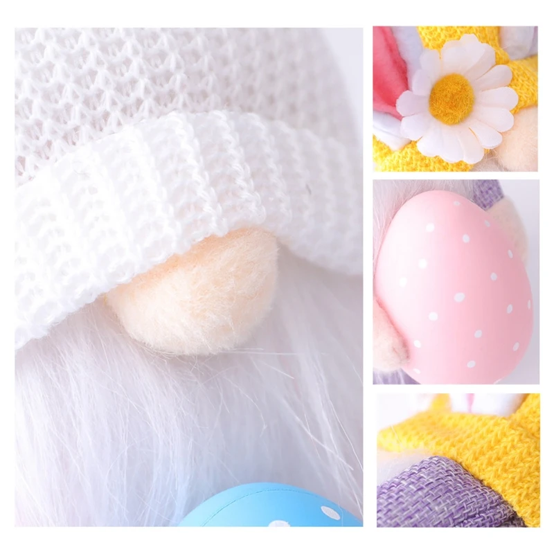 

Пасхальная кукла без лица, яйцо кролика, счастливая Пасха, украшения для дома, кролик, Пасха, 87HA