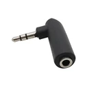 1 шт., Штекер 3,5 мм, штекер, аудиоразъем, прямоугольный, 3,5 мм, 3,5 мм, 3-полюсный, стерео, штекер для наушников, адаптер Aux конвертера