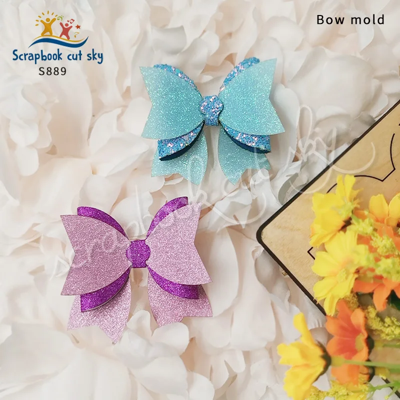 

Bowknot mold S889 Muyu wooden mold products are suitable for general-purpose machines in the market