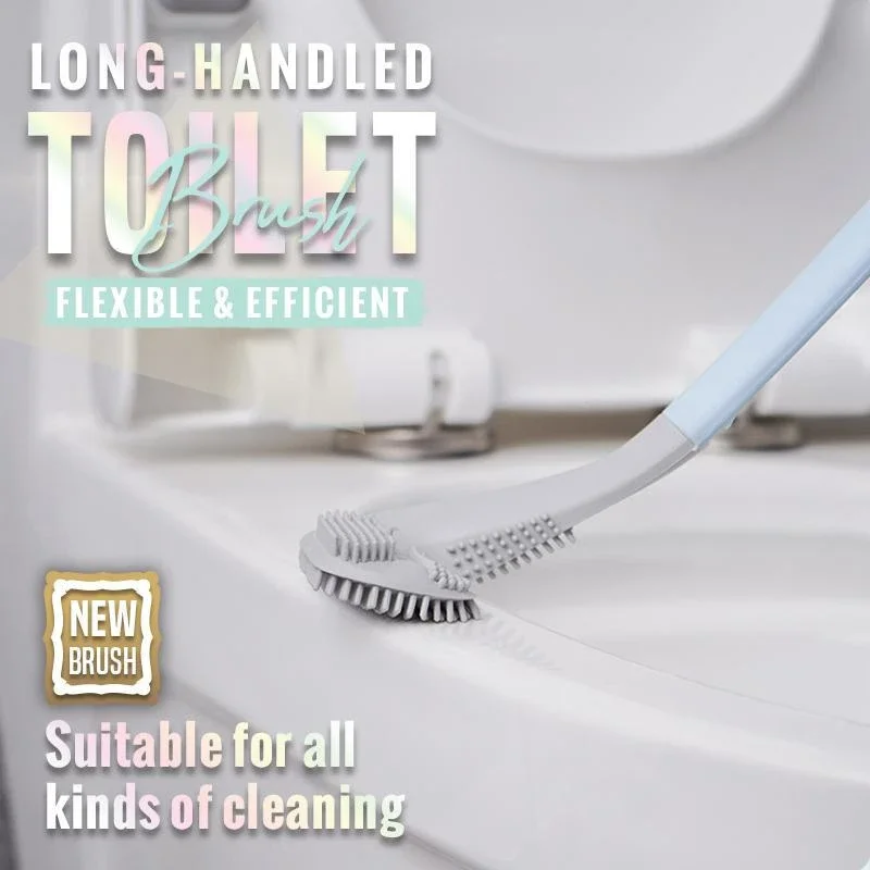

Ершик для унитаза настенный щетка для глубокой чистки с Non-Slip ложки с длинной ручкой для Ванная комната туалет может CSV