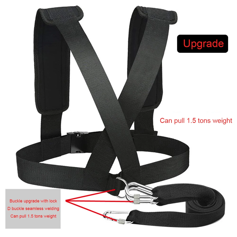 

Men Women Multifunction Workout Team Sports Sled Football Equipment Speed Harness Trainer Fitness Agility Improve Tire Pulling