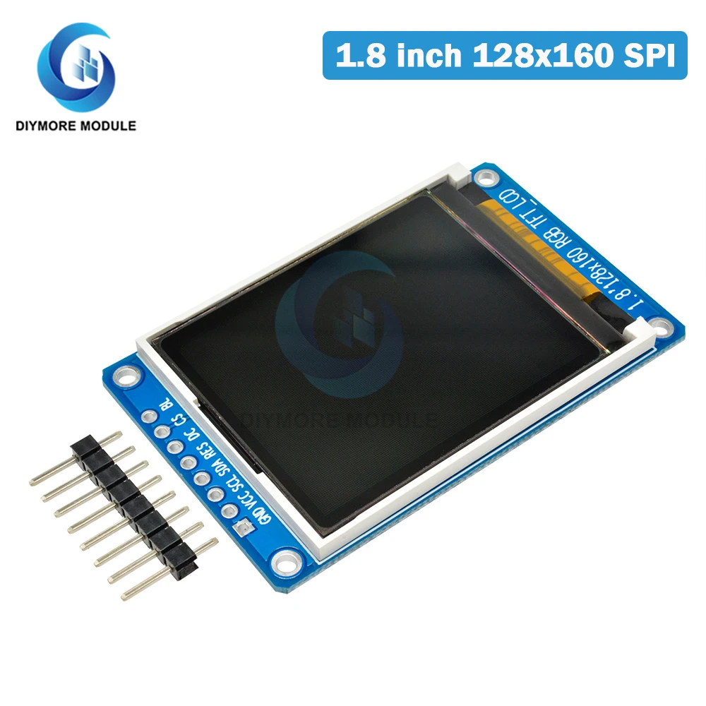 Полноцветный ЖК-дисплей 1 8 дюйма 8x128 SPI TFT модуль 160*128 ST7735S 160 в сменный блок питания