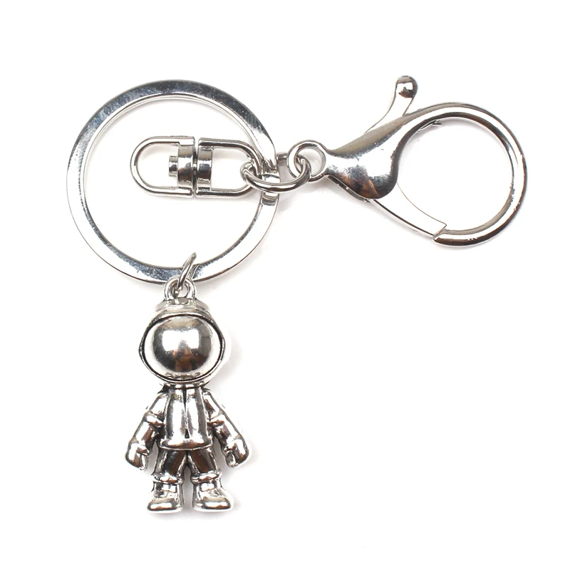 Модный металлический брелок для ключей с изображением астронавта мужчин и