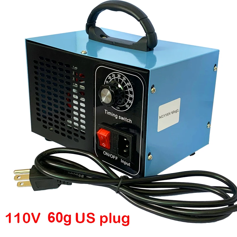 

220V 110V ozone generator 60g 48g ozone machine Air Purifier Sterilizer treatment Ozone addition to formaldehyde machine