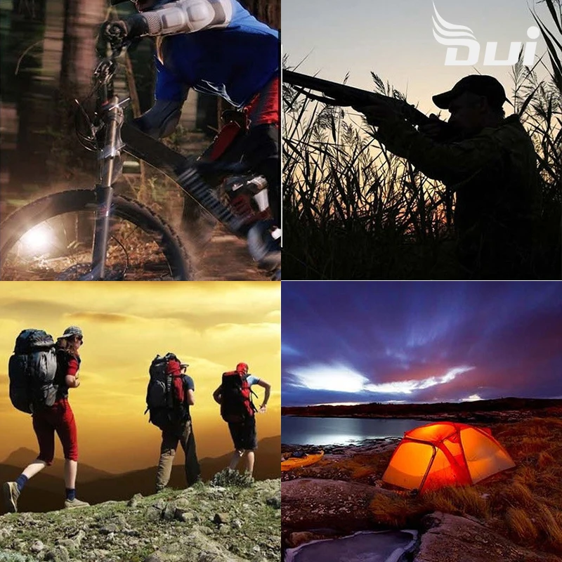 Налобный фонарь DUI с датчиком движения перезаряжаемый USB мощный светодиодный