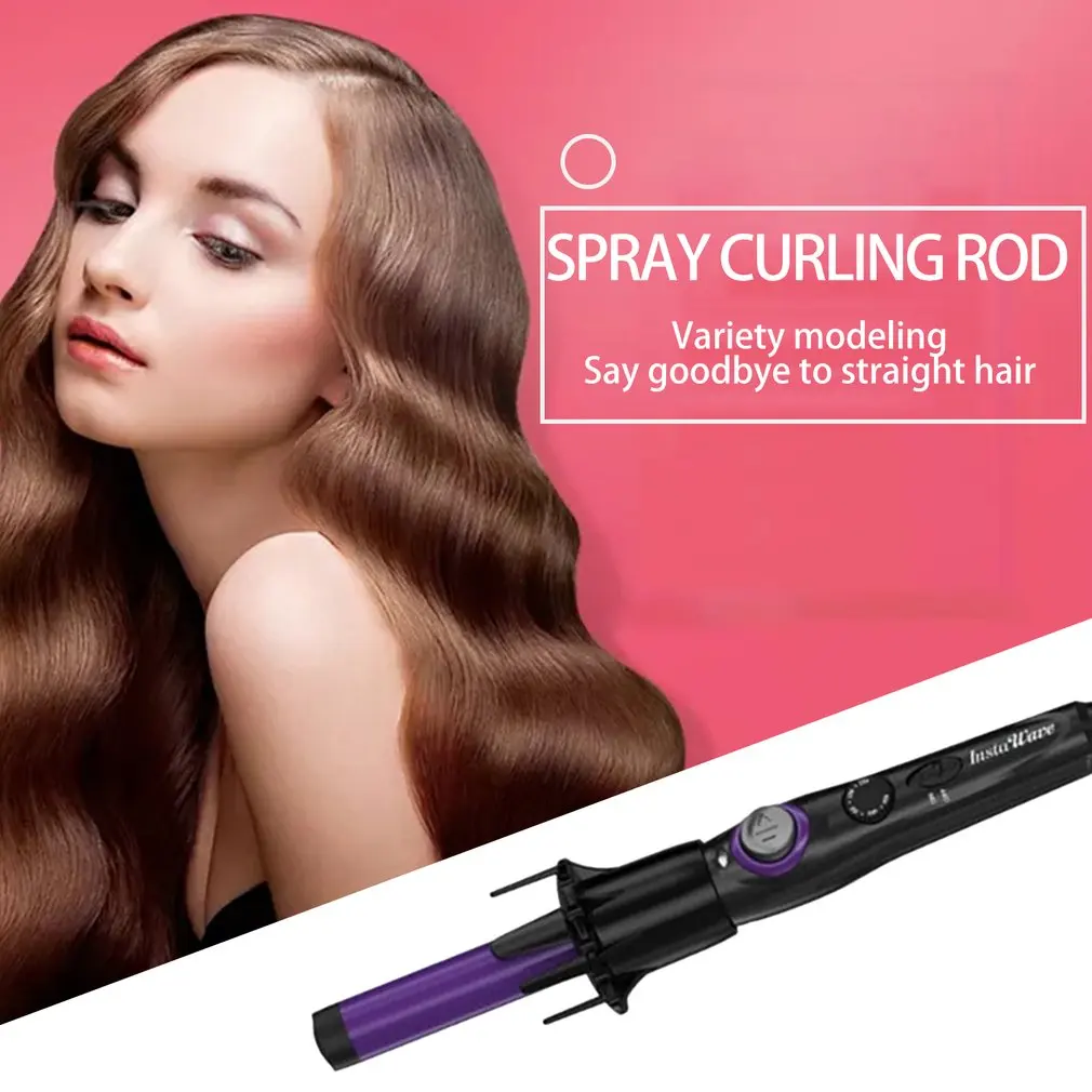 Automatic Curly Hair Stick Ceramic Electric Curling Iron Rotating Electric Roll Stick Anti-scalding Automatic Curly Hair