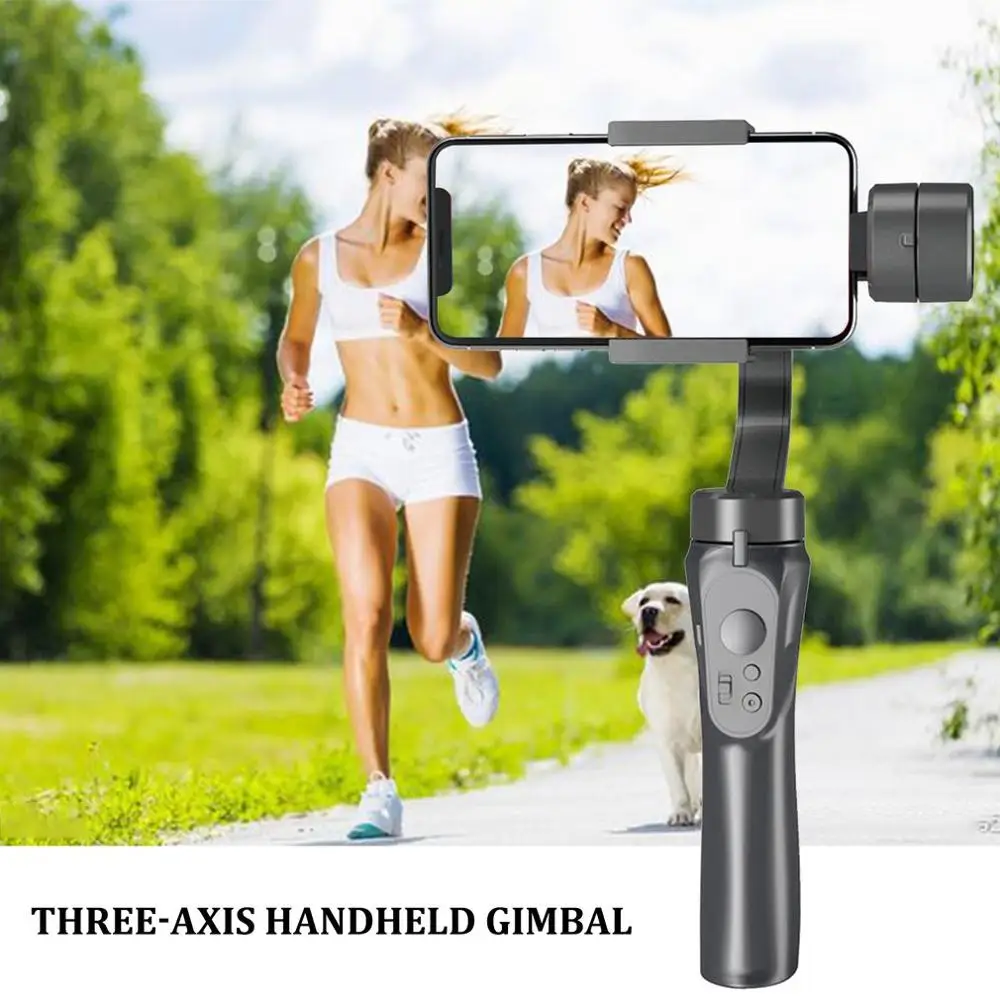 H4 3-Axis Handheld Gimbal Stabilizer with Clip Holder for iPhone XS XR X 8Plus 8 7P 7 Samsung &amp Action Camera | Электроника