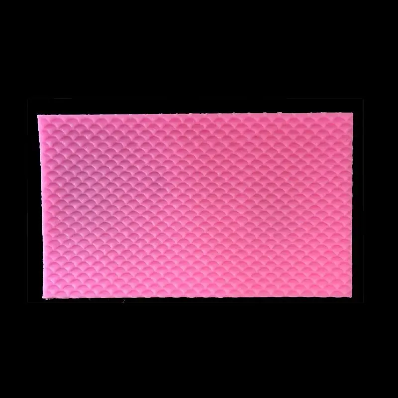 Формы для мастики и смолы дизайнерская Пластиковая форма в виде рыбьей чешуи