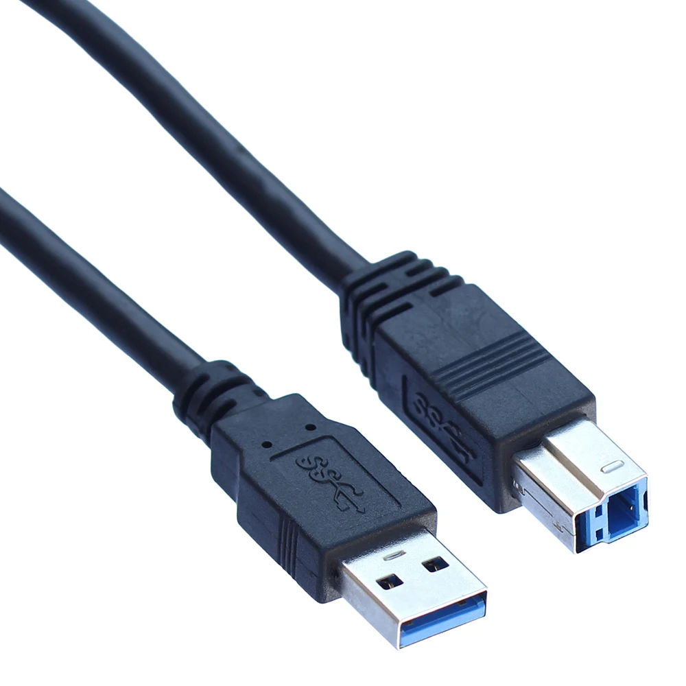 Высокоскоростной Шнур USB 3 0 типа A на B штекер для синхронизации данных кабель 1 м